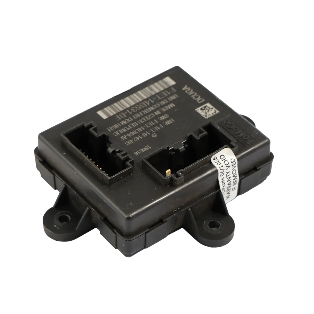 Ford Transit Connect Modulo Porta Anteriore Sinistro Unità ECU - SKU F1ET-14F142-BC - Numero di parte F1ET-14F142-BC