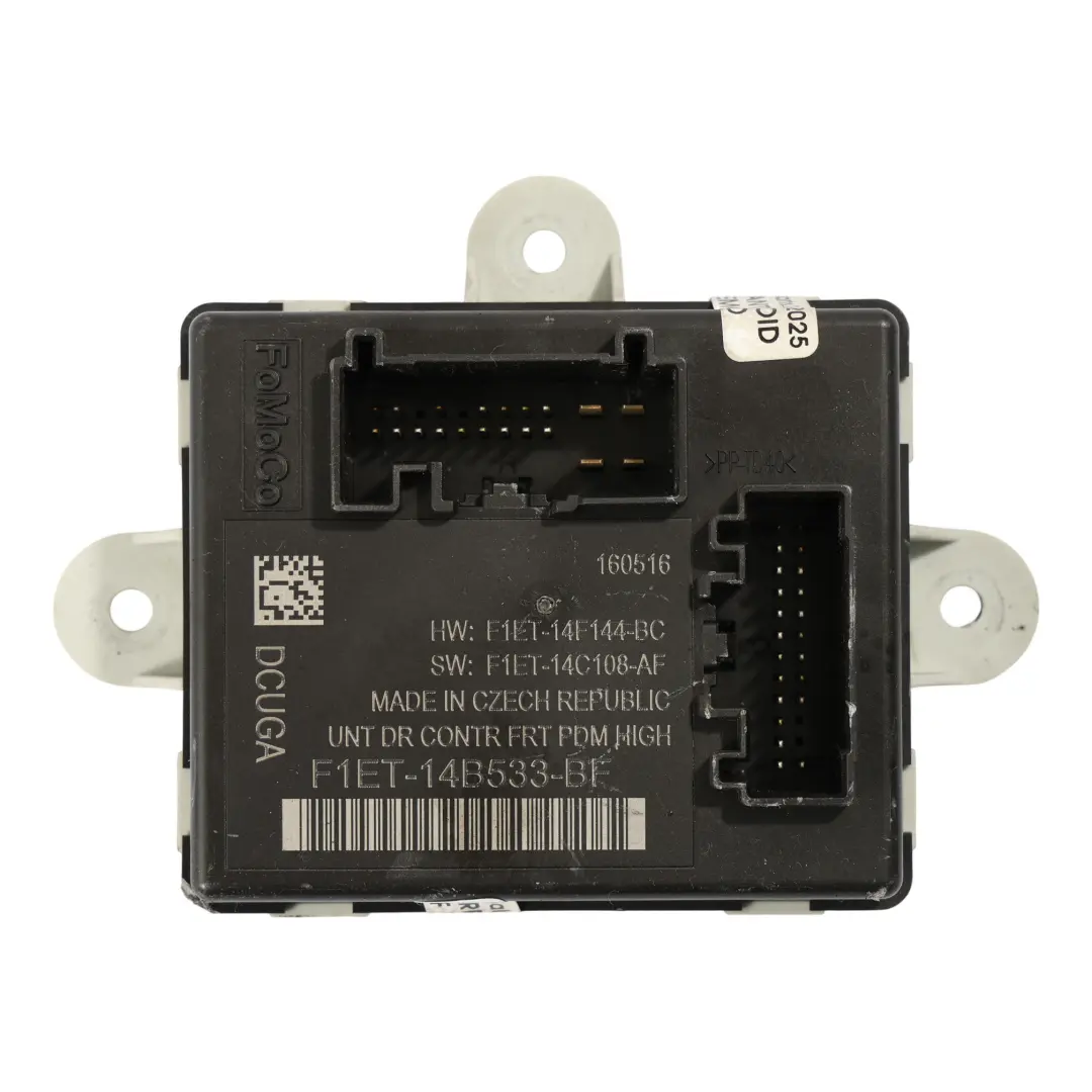 Module De Porte Avant Droit Unité ECU pour Ford Transit Connect à propos du numéro de pièce F1ET-14F144-BC Ford Transit Connect Module De Porte Avant Droit Unité ECU - SKU F1ET-14F144-BC - Numéro de pièce F1ET-14F144-BC
