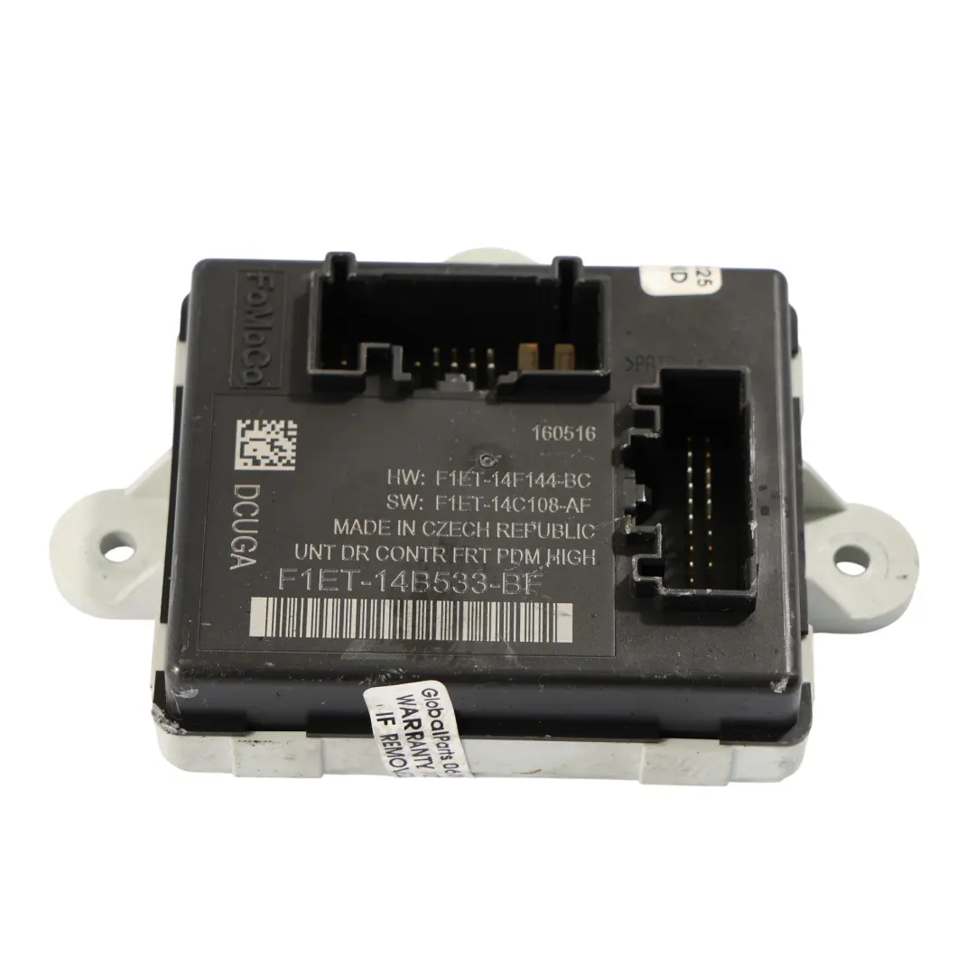 Türmodul Vorne Rechts Steuergerät ECU für Ford Transit Connect mit Teilenummer F1ET-14F144-BC Ford Transit Connect Türmodul Vorne Rechts Steuergerät ECU - SKU F1ET-14F144-BC - Teilenummer F1ET-14F144-BC