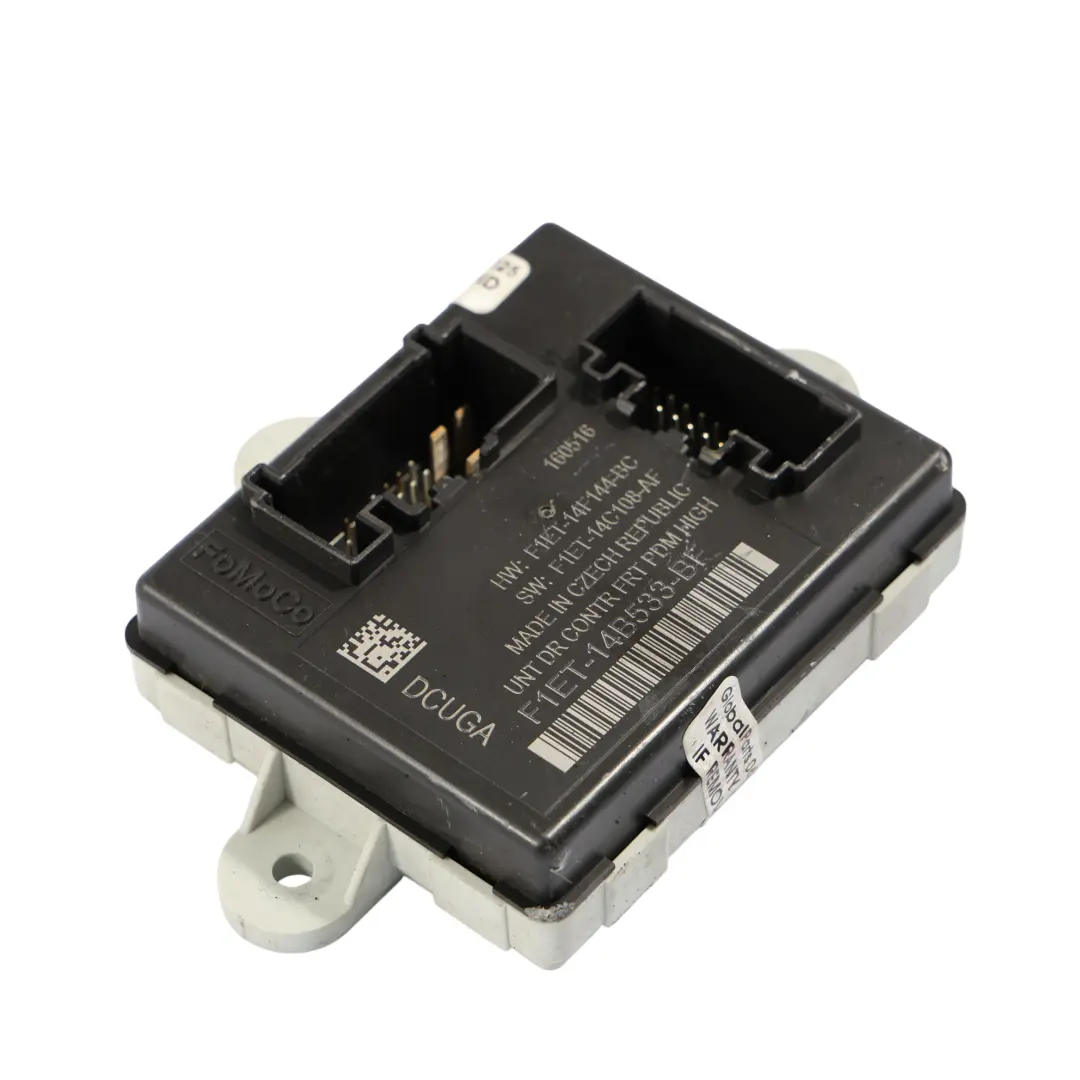 Ford Transit Connect Módulo De Puerta Delantera Derecha ECU - SKU F1ET-14F144-BC - Número de pieza F1ET-14F144-BC