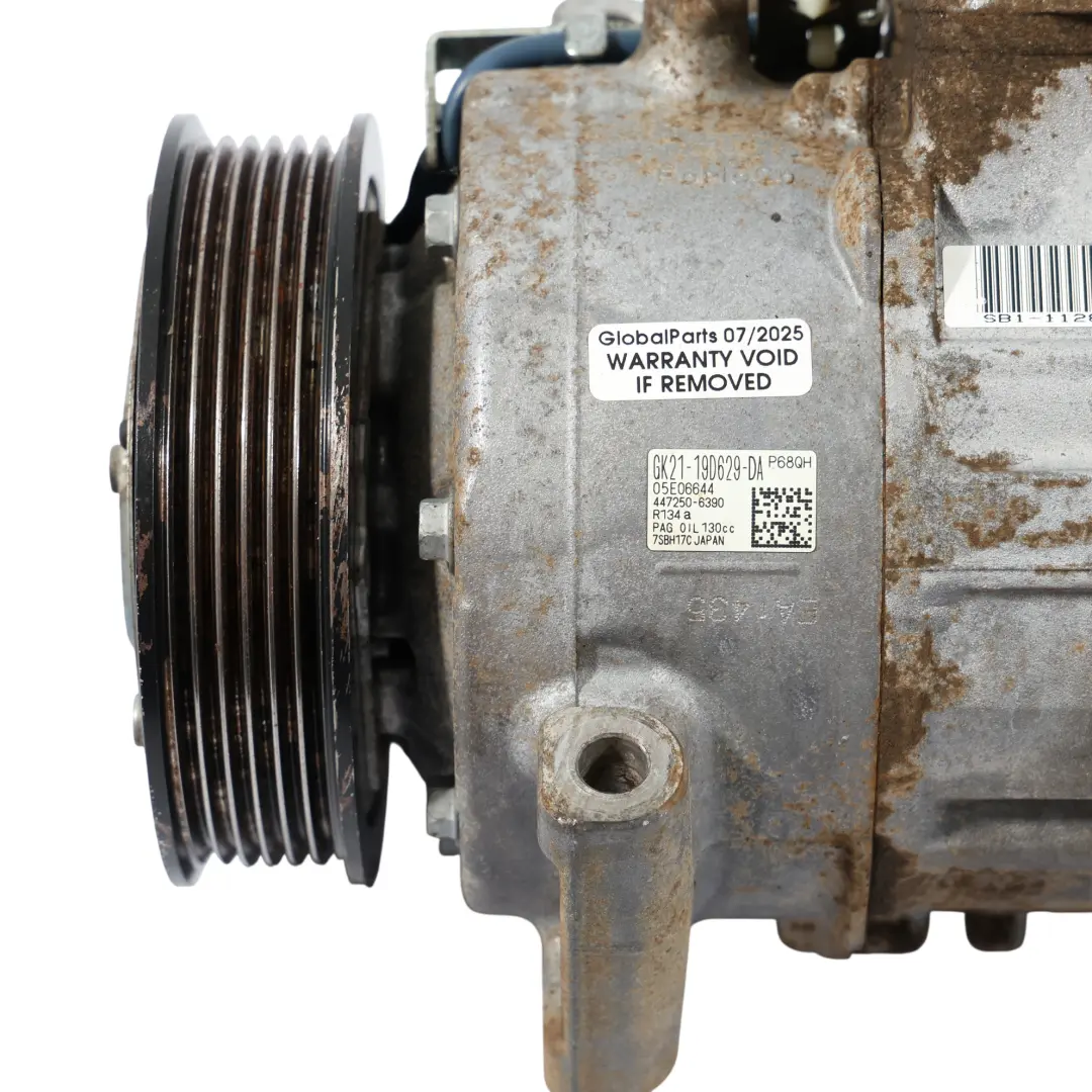 Mk8 A/C Air Condition Pump Compressor 2.0 Ecoblue GK2119D629DA to Ford Transit with Part number GK21-19D629-DA Ford Transit Mk8 A/C Air Condition Pump Compressor 2.0 Ecoblue GK2119D629DA - SKU GK21-19D629-DA - Part number GK21-19D629-DA
