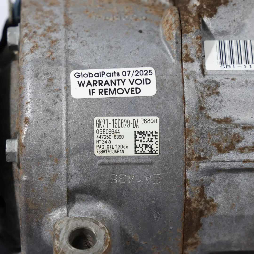 Mk8 A/C Air Condition Pump Compressor 2.0 Ecoblue GK2119D629DA to Ford Transit with Part number GK21-19D629-DA Ford Transit Mk8 A/C Air Condition Pump Compressor 2.0 Ecoblue GK2119D629DA - SKU GK21-19D629-DA - Part number GK21-19D629-DA