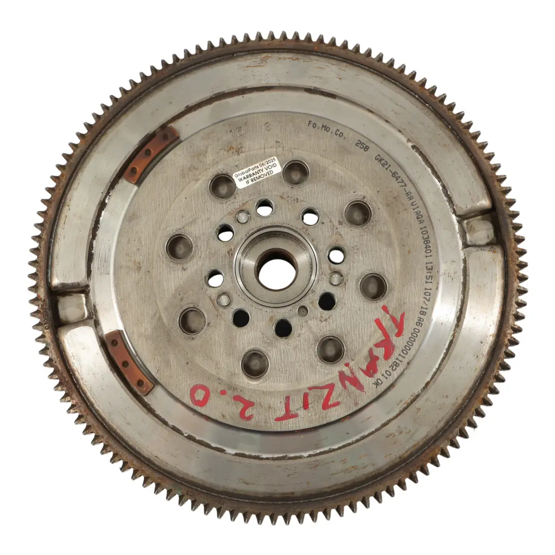 Mass Flywheel Manual Gearbox GK21-6477-AA to Ford Transit Custom 2.0 TDCi Dual Twin with Part number GK21-6477-AB Ford Transit Custom 2.0 TDCi Dual Twin Mass Flywheel Manual Gearbox GK21-6477-AA - SKU GK21-6477-AB - Part number GK21-6477-AB