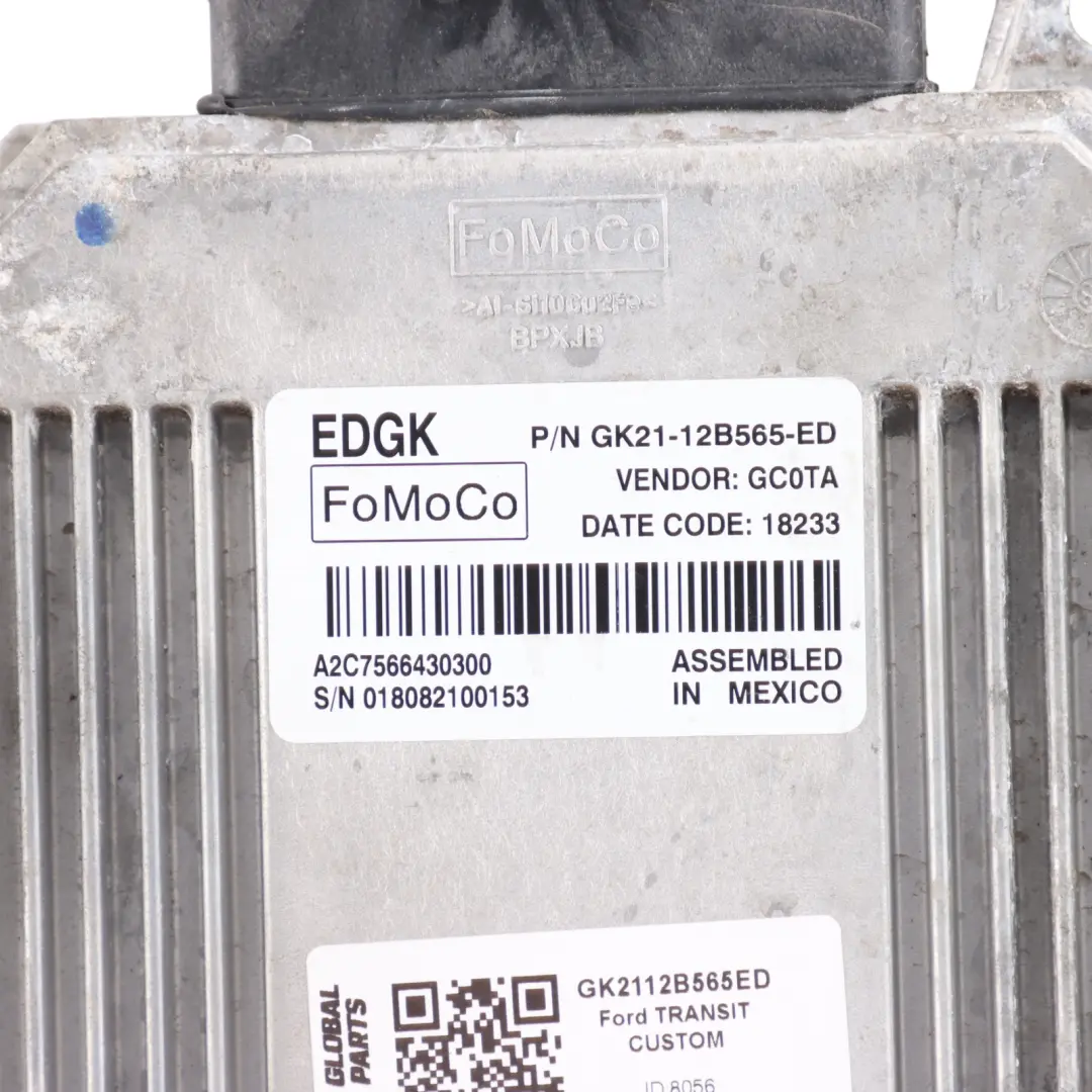 Mk8 Automatic Gearbox Module Control Unit GK21-12B565-ED to Ford Transit Custom with Part number GK2112B565ED Ford Transit Custom Mk8 Automatic Gearbox Module Control Unit GK21-12B565-ED - SKU GK2112B565ED - Part number GK2112B565ED