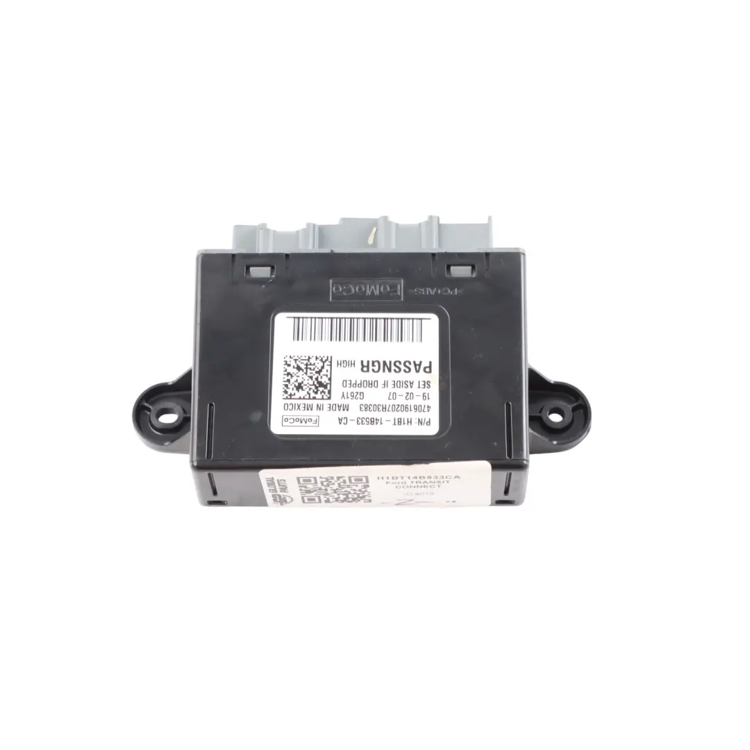 Mk8 Front Door Control Unit Module Left N/S to Ford Transit with Part number H1BT14B533CA Ford Transit Mk8 Front Door Control Unit Module Left N/S - SKU H1BT14B533CA - Part number H1BT14B533CA