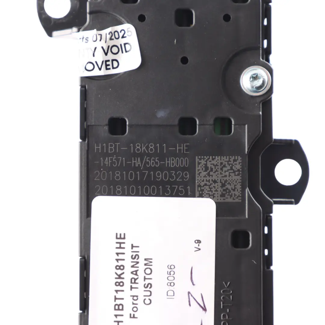 Mk8 Radio Head Unit Control Panel H1BT-18K811-HE to Ford Transit Custom with Part number H1BT18K811HE Ford Transit Custom Mk8 Radio Head Unit Control Panel H1BT-18K811-HE - SKU H1BT18K811HE - Part number H1BT18K811HE