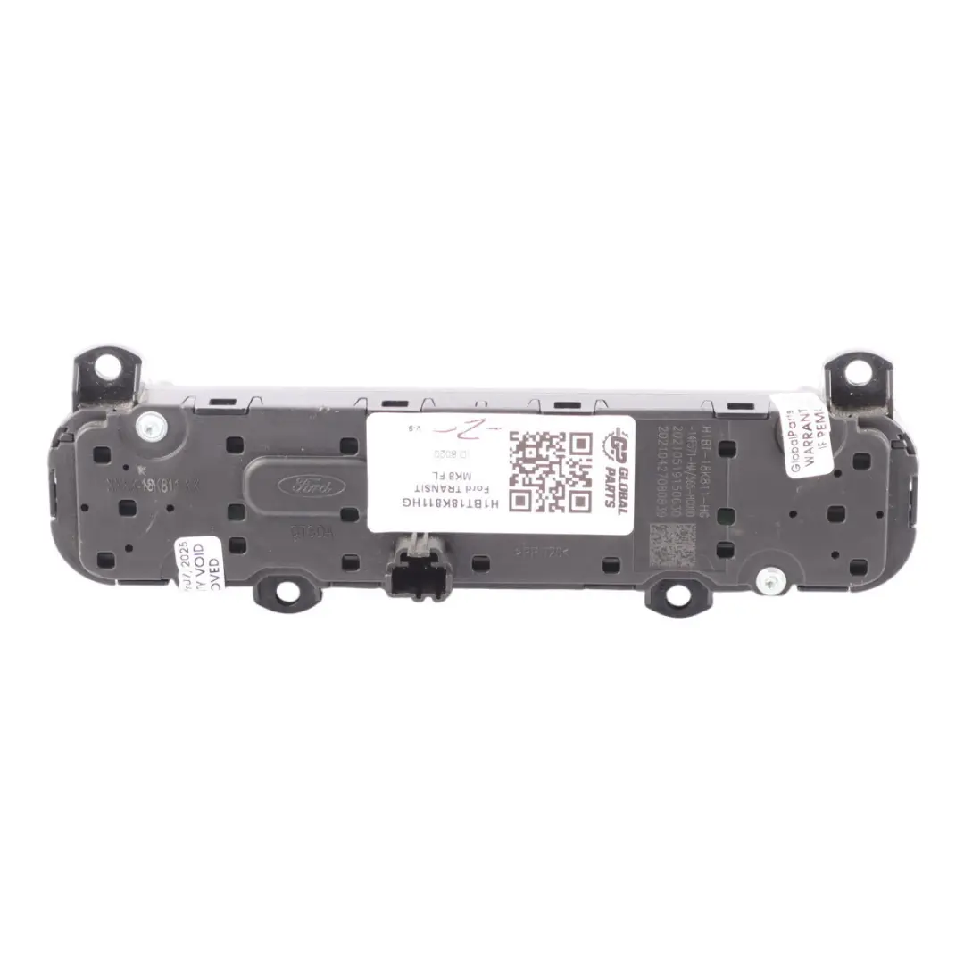 Ford Transit MK8 Radio Head Unit Control Panel - SKU H1BT18K811HG - Part number H1BT18K811HG