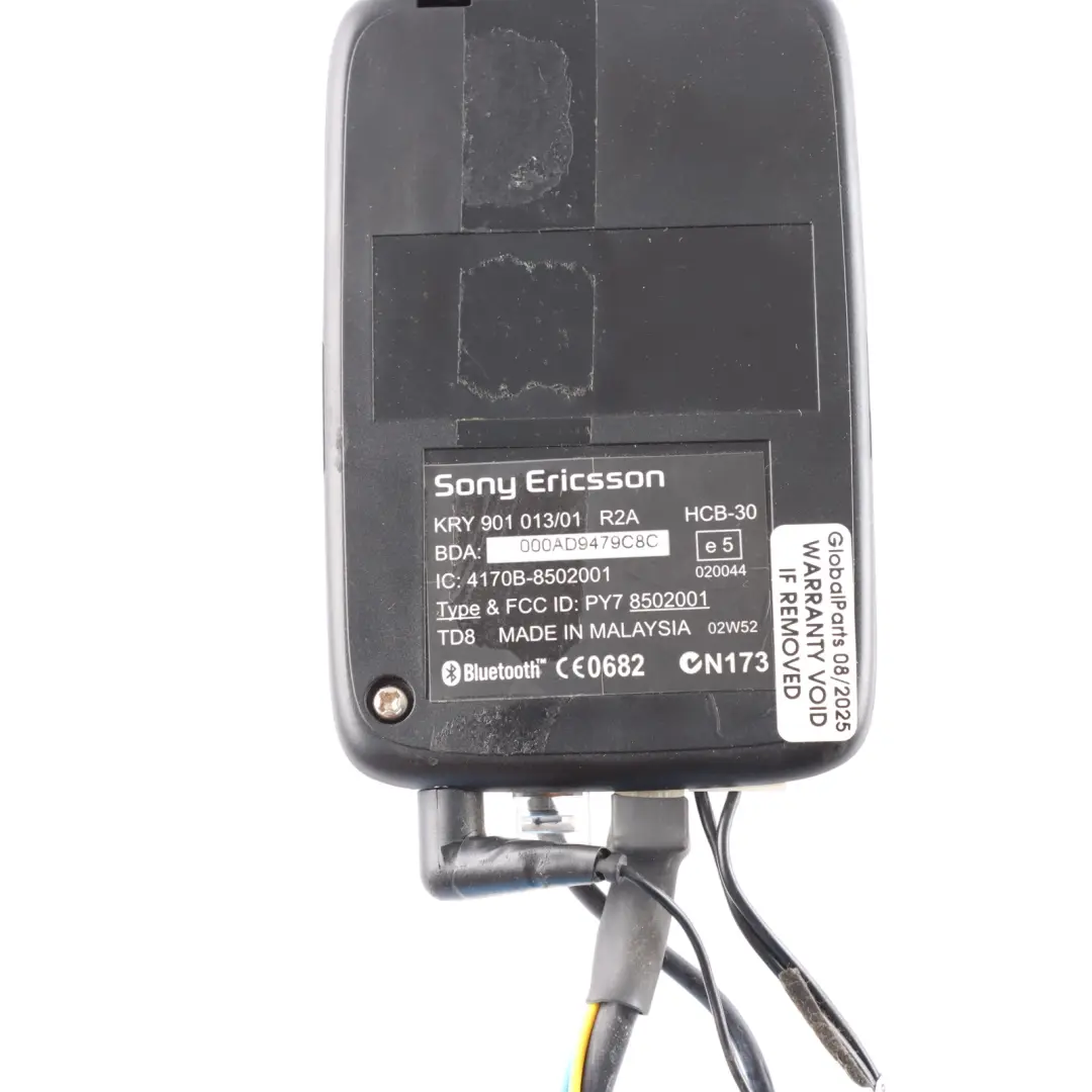 Sony Ericsson Bluetooth Car Hands-free System Connection Kit to with Part number HCB-30 Sony Ericsson Bluetooth Car Hands-free System Connection Kit - SKU HCB-30 - Part number HCB-30