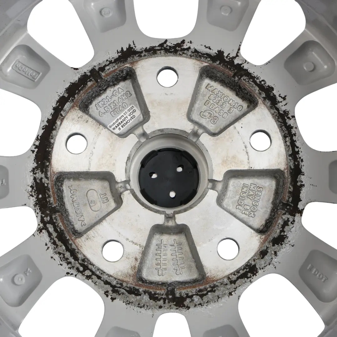 Ford Transit Custom Wheel Rim Alloy Silver 16" 6.5J ET:60 - SKU JK21-GA-1 - Part number JK21-GA