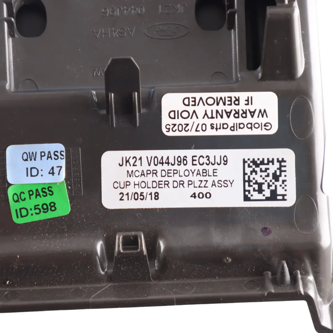 Mk8 Dash Flip Down Cup Holder Assembly to Ford Transit with Part number JK21VC044J96 Ford Transit Mk8 Dash Flip Down Cup Holder Assembly - SKU JK21V044J96EC - Part number JK21VC044J96