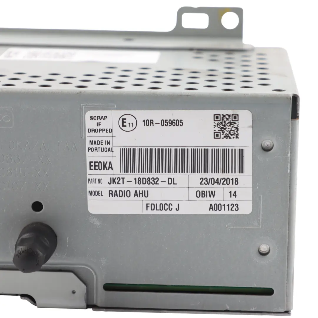 Stereo Audio Control Module Head Unit to Ford Transit Custom with Part number JK2T18D832DL Ford Transit Custom Stereo Audio Control Module Head Unit - SKU JK2T18D832DL - Part number JK2T18D832DL