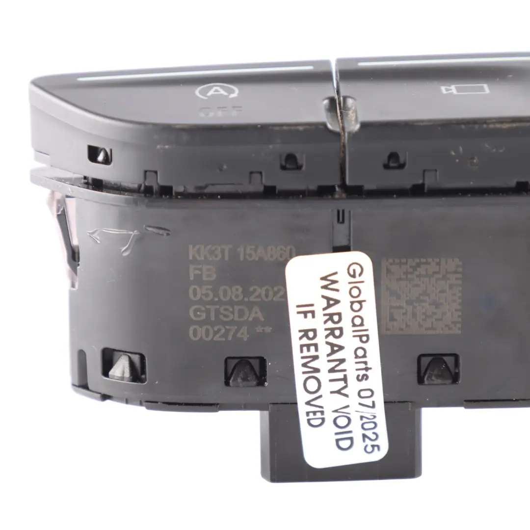 Ford Transit Mk8 Start Stop Parking Sensor Switch Button - SKU KK3T15A860FB - Part number KK3T15A860FB