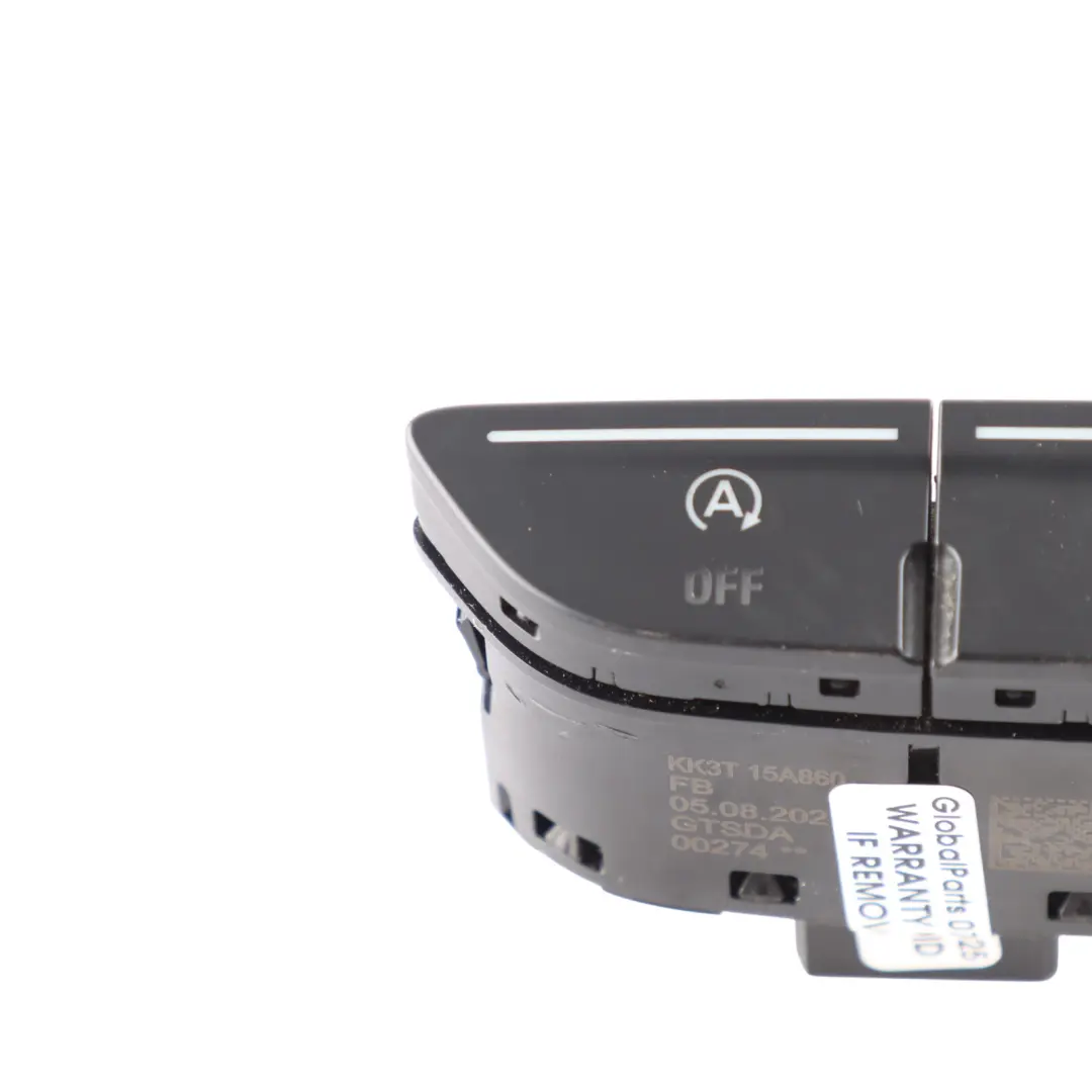 Ford Transit Mk8 Start Stop Parking Sensor Switch Button - SKU KK3T15A860FB - Part number KK3T15A860FB