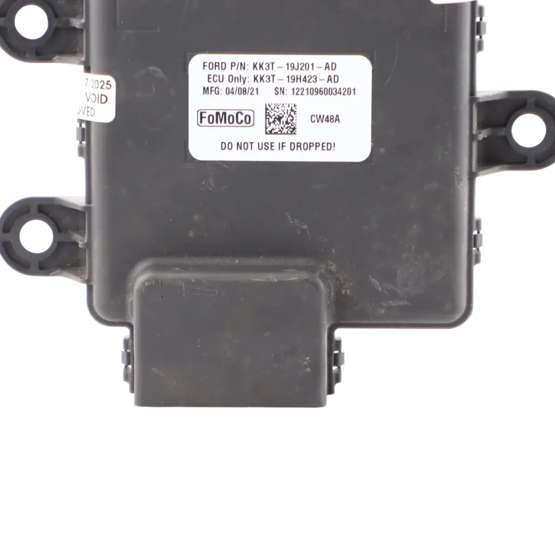 Ford Transit Mk8 Rear View Camera Control Module Unit ECU - SKU KK3T19J201AD - Part number KK3T19J201AD