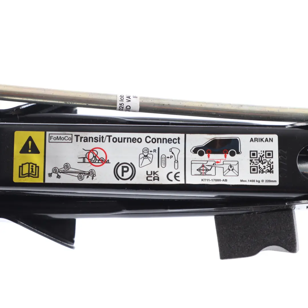 Mk2 II Lifting Jack Emergency Wheel Lift Tool to Ford Transit Connect with Part number KT1117080AB Ford Transit Connect Mk2 II Lifting Jack Emergency Wheel Lift Tool - SKU KT1117080AB - Part number KT1117080AB