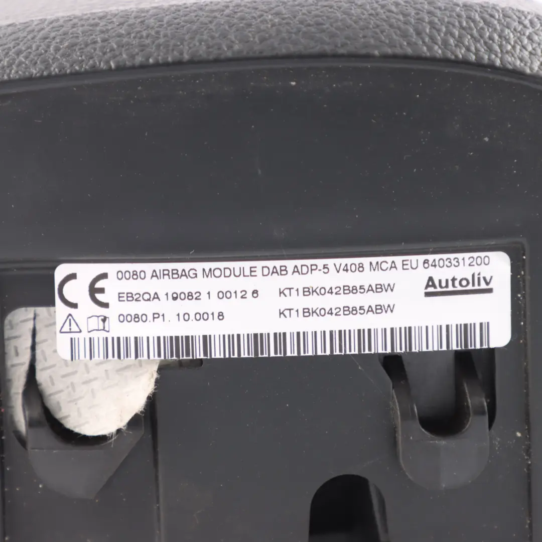 Ford Transit Mk7 Steering Wheel Driver's Side Air Module KT1B-K042B85-ABW - SKU KT1BK042B85ABW - Part number KT1BK042B85ABW