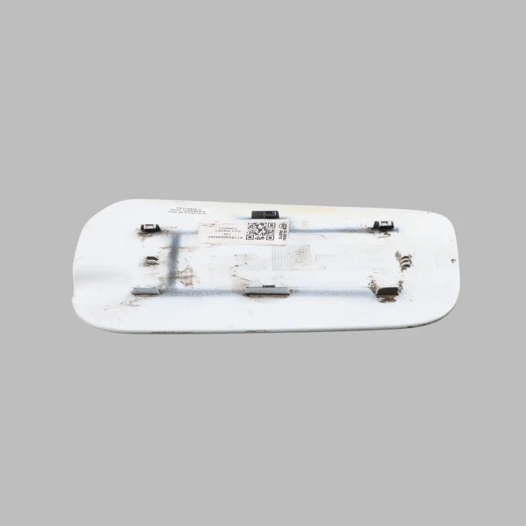 Ford Transit Connect Fuel Filler Flap Cap Frozen White - Z2 KT1B-V405A02-AF - SKU KT1BV405A02AF-FW - Part number KT1BV405A02AF