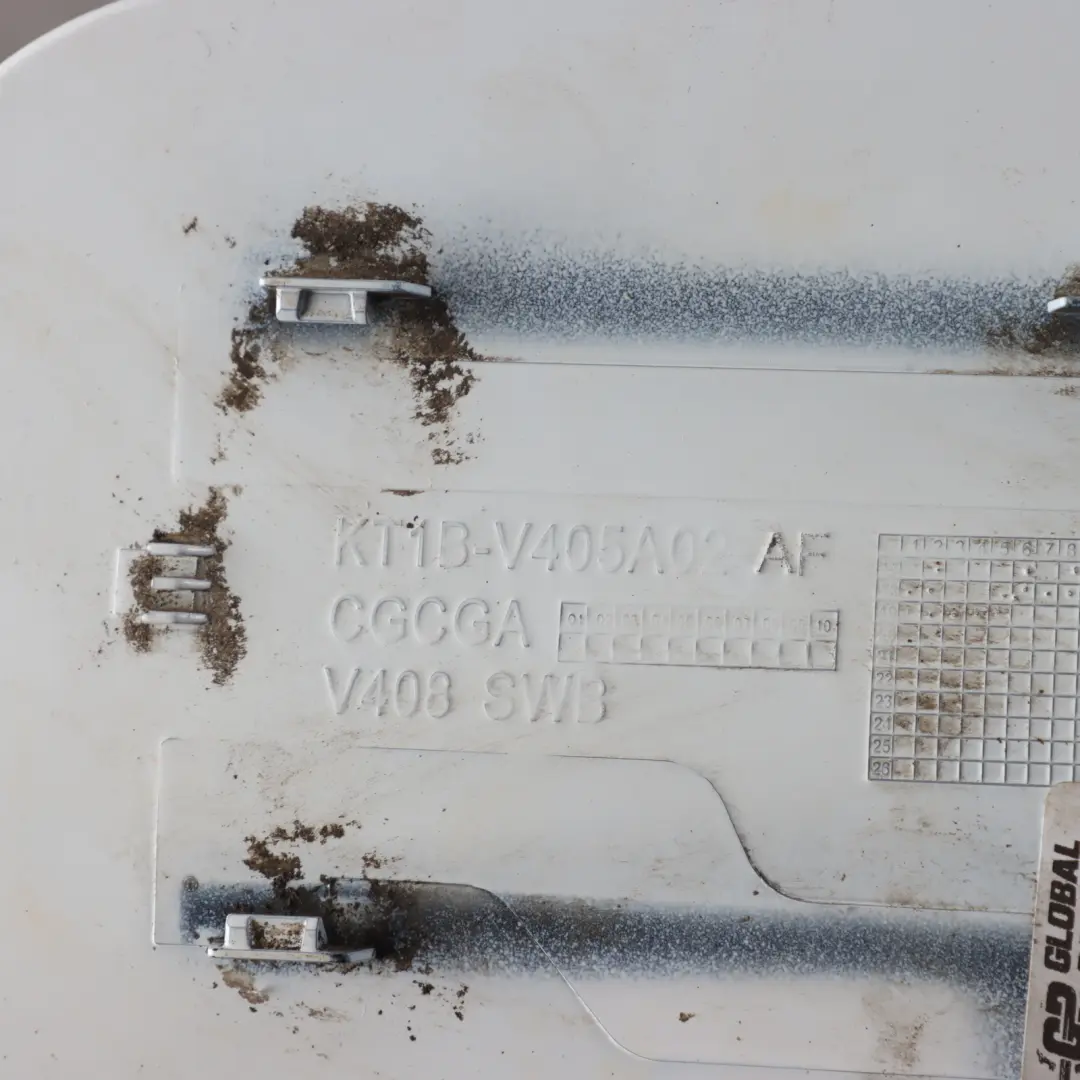 Ford Transit Connect Fuel Filler Flap Cap Frozen White - Z2 KT1B-V405A02-AF - SKU KT1BV405A02AF-FW - Part number KT1BV405A02AF