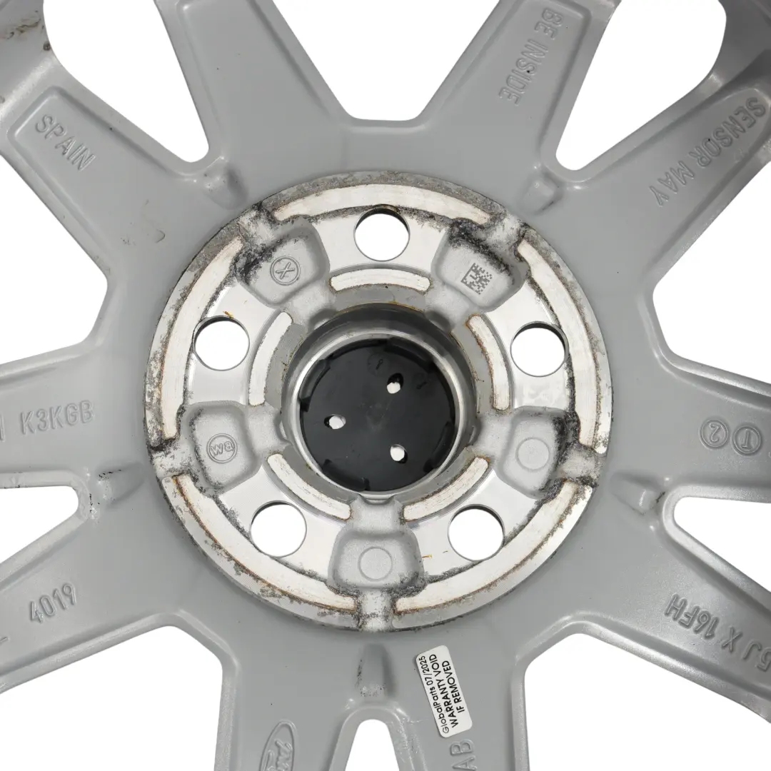 Ford Transit Connect Mk2 Wheel Rim Alloy Silver 16" 6,5J ET:56 KT1C-1007-AB - SKU KT1C-1007-AB-6 - Part number KT1C-1007-AB-6