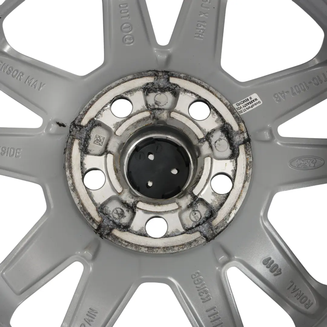 Ford Transit Connect Mk2 Wheel Rim Alloy Silver 16" 6,5J ET:56 KT1C-1007-AB - SKU KT1C-1007-AB-7 - Part number KT1C-1007-AB-7