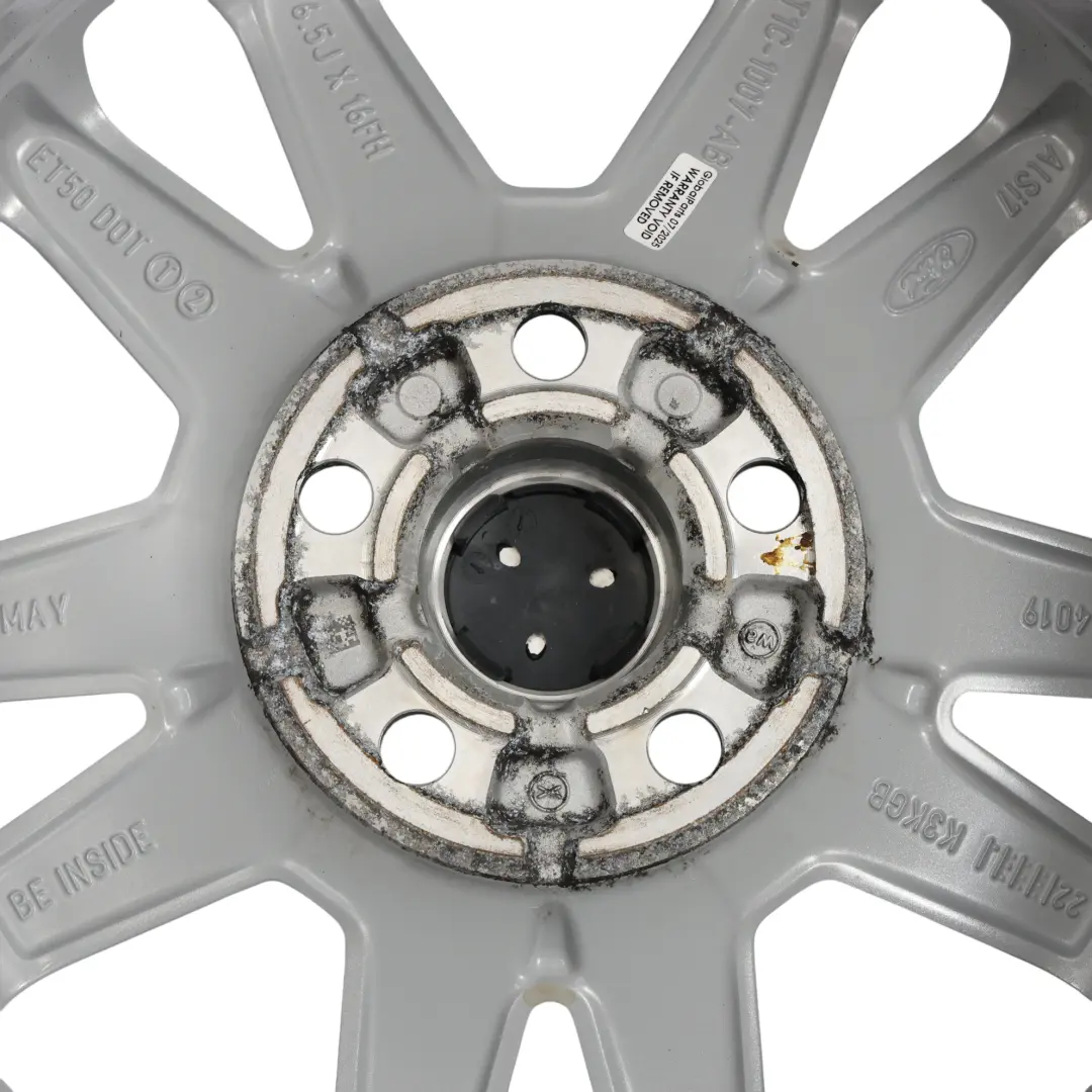 Mk2 Wheel Rim Alloy Silver 16" 6,5J ET:50 KT1C1007AB to Ford Transit Connect with Part number KT1C-1007-AB Ford Transit Connect Mk2 Wheel Rim Alloy Silver 16" 6,5J ET:50 KT1C1007AB - SKU KT1C-1007-AB-8 - Part number KT1C-1007-AB