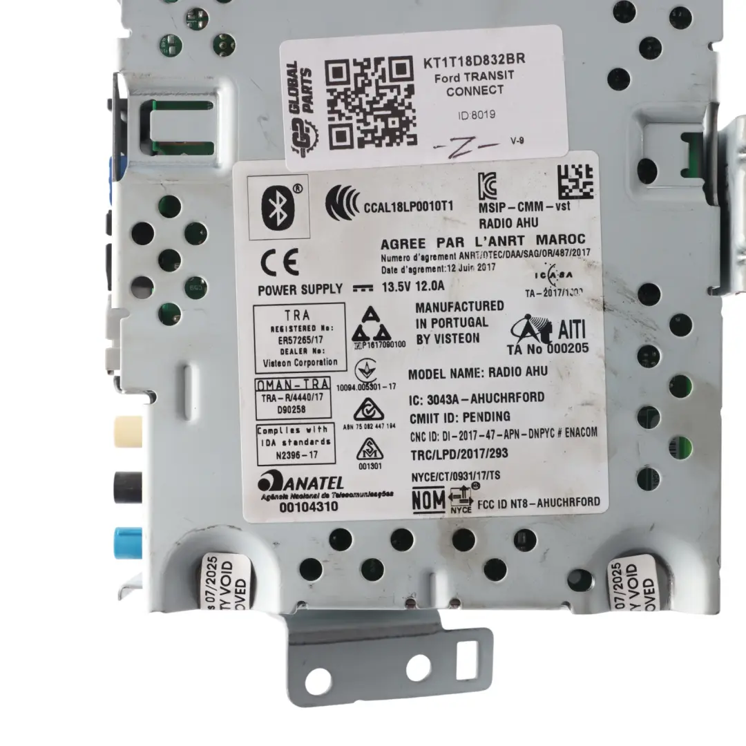 Music Radio Stereo CD Player Head Unit to Ford Transit Connect with Part number KT1T18D832BR Ford Transit Connect Music Radio Stereo CD Player Head Unit - SKU KT1T18D832BR - Part number KT1T18D832BR