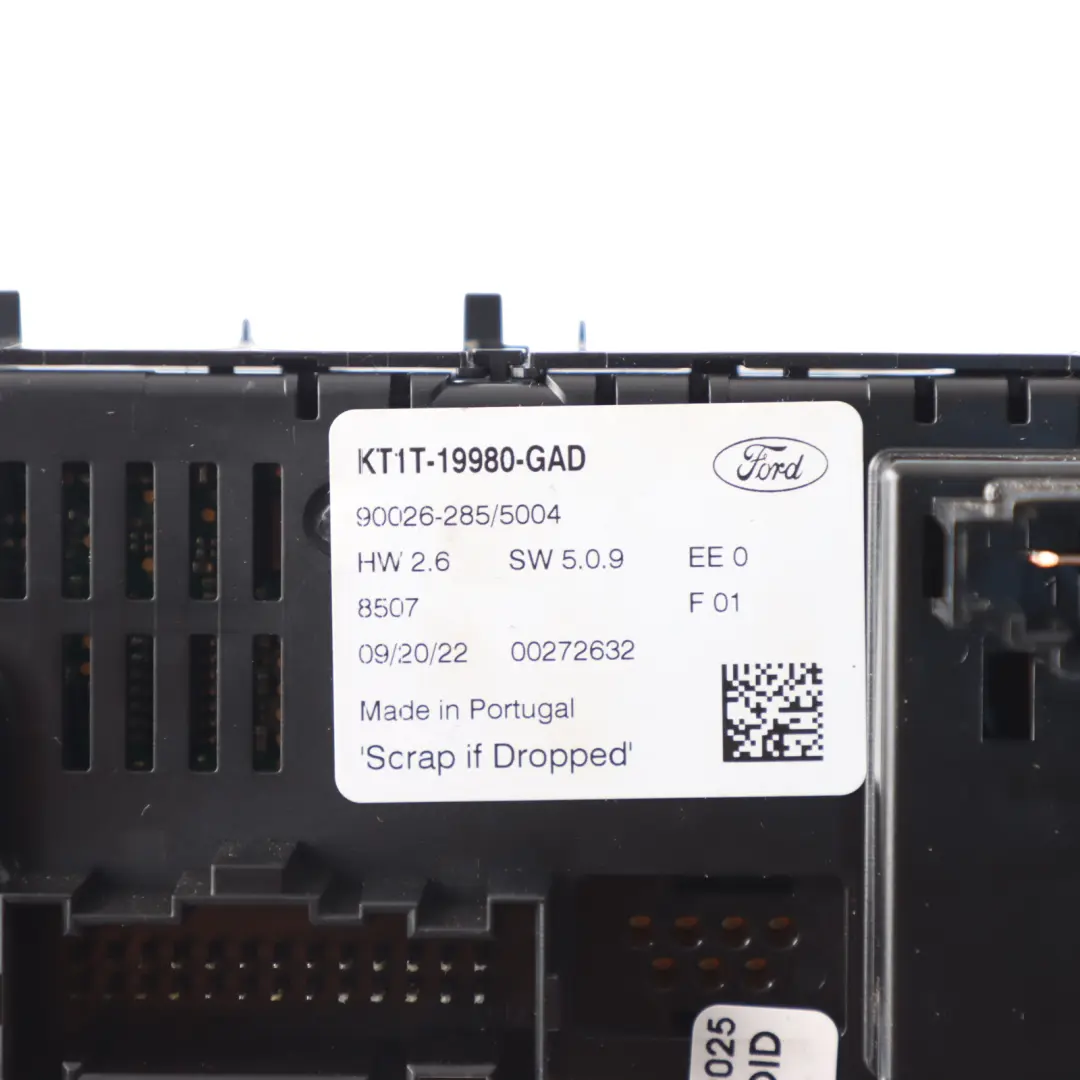 Mk2 Heater Air Conditioning Control Panel KT1T-19980-GAD to Ford Transit Connect with Part number KT1T19980GAD Ford Transit Connect Mk2 Heater Air Conditioning Control Panel KT1T-19980-GAD - SKU KT1T19980GAD - Part number KT1T19980GAD