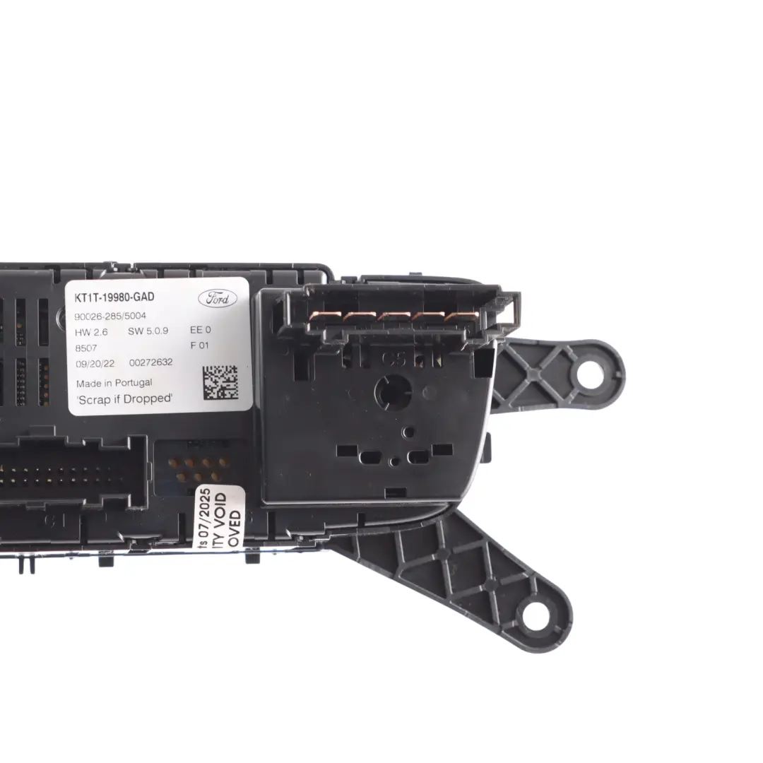 Mk2 Heater Air Conditioning Control Panel KT1T-19980-GAD to Ford Transit Connect with Part number KT1T19980GAD Ford Transit Connect Mk2 Heater Air Conditioning Control Panel KT1T-19980-GAD - SKU KT1T19980GAD - Part number KT1T19980GAD