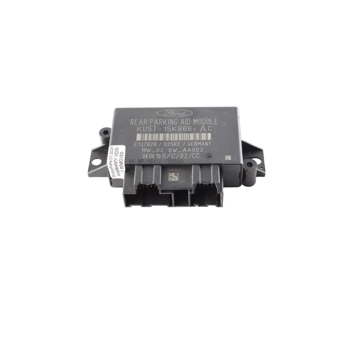 Mk2 PDC Module Parking Assist Control Unit KU5T-15K866-AC to Ford Transit Connect with Part number KU5T15K866AC Ford Transit Connect Mk2 PDC Module Parking Assist Control Unit KU5T-15K866-AC - SKU KU5T15K866AC - Part number KU5T15K866AC
