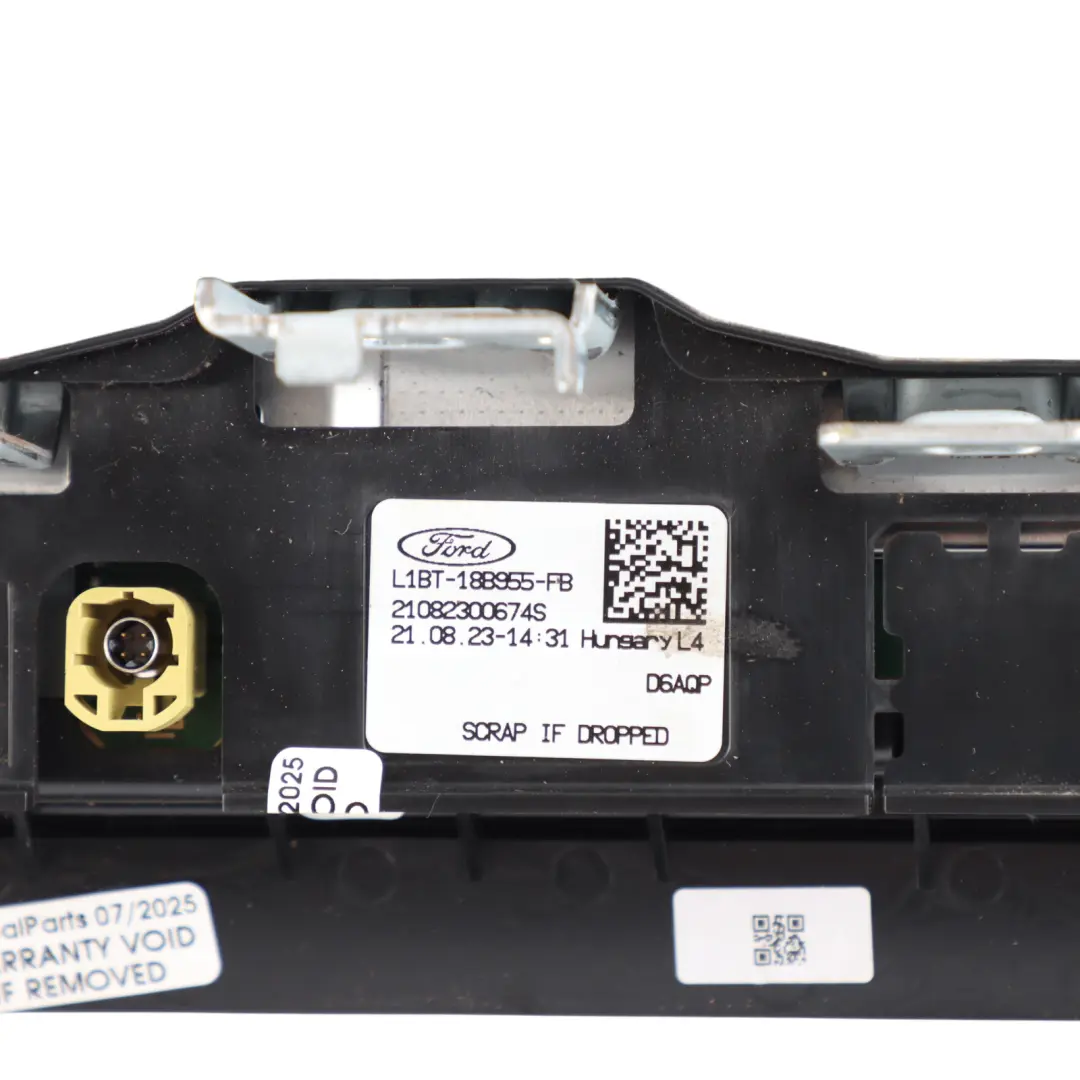 Mk8 Display Screen Radio Multimedia Navigation Sat to Ford Transit with Part number L1BT18B955FB Ford Transit Mk8 Display Screen Radio Multimedia Navigation Sat - SKU L1BT-18B955-FB - Part number L1BT18B955FB
