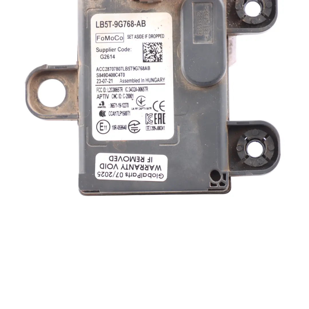 Mk8 Radar Adaptive Cruise Control Sensor to Ford Transit with Part number LB5T9G768AB Ford Transit Mk8 Radar Adaptive Cruise Control Sensor - SKU LB5T9G768AB - Part number LB5T9G768AB