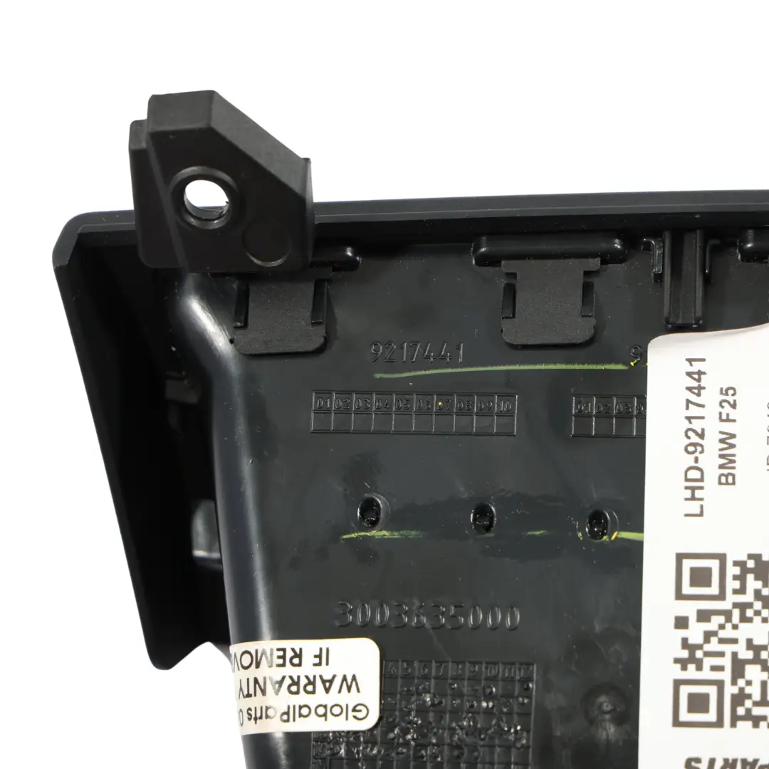 BMW X3 F25 X4 F26 Rejilla De Ventilación Izquierda Negro - SKU LHD-9217441 - Número de pieza 9217441