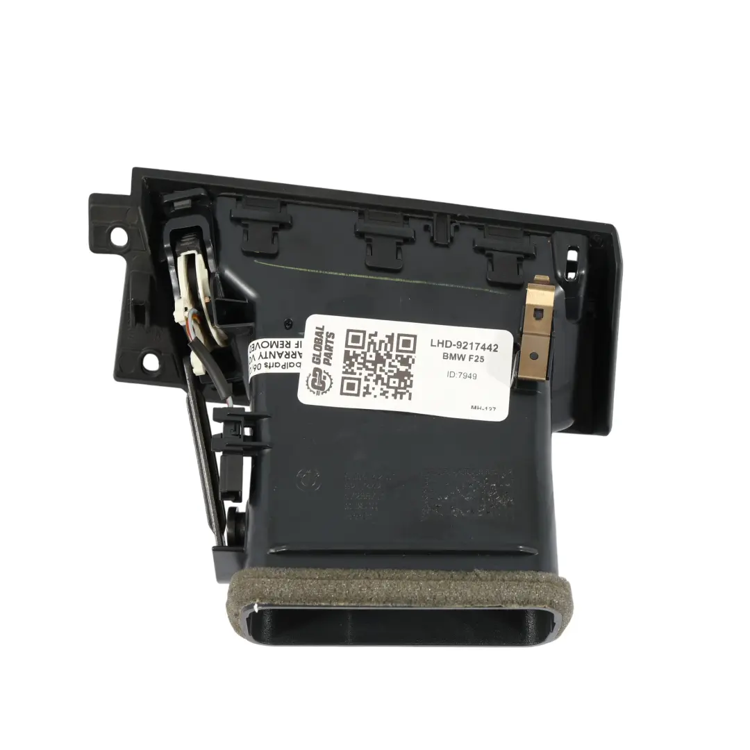 BMW X3 F25 X4 F26 Salpicadero Ventilación Conducto Aire Fresco Derecha - SKU LHD-9217442 - Número de pieza 9217442