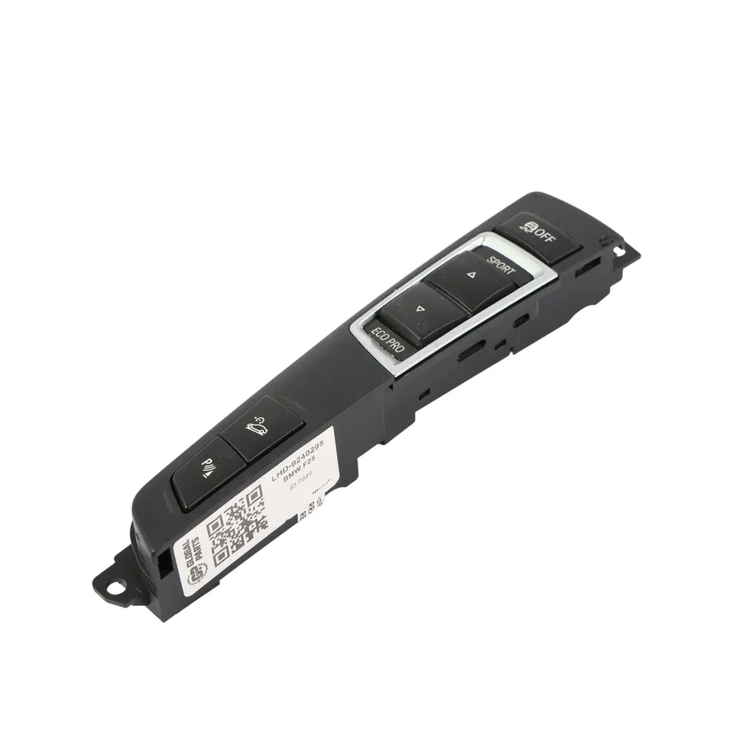 BMW X3 F25 Dashboard Mittelkonsole Schalter Taste PDC Modus Block 9240295 - SKU LHD-9240295 - Teilenummer LHD