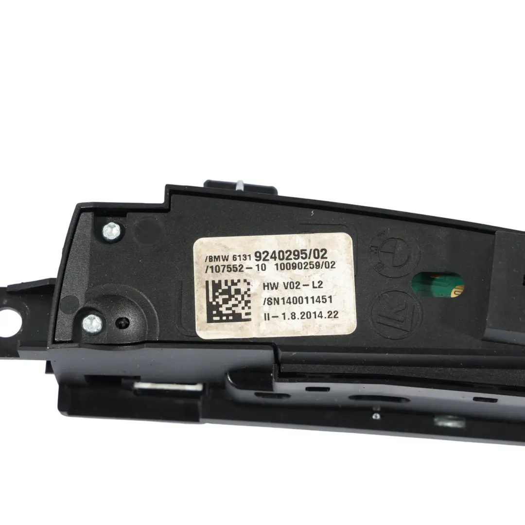 BMW X3 F25 Salpicadero Consola Central Botón Interruptor Modo PDC Bloque 9240295 - SKU LHD-9240295 - Número de pieza LHD