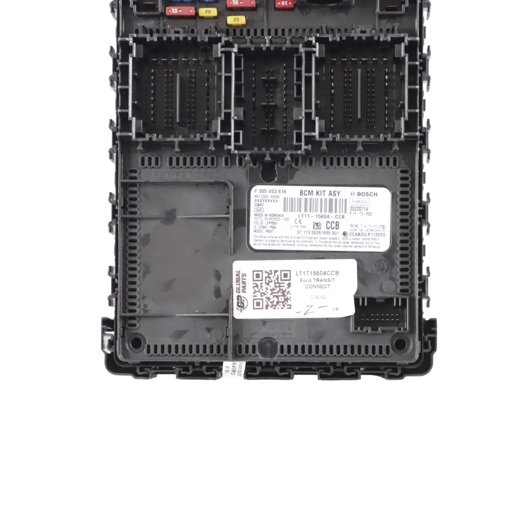 Mk2 Body Control Module BSI Unit P004T LT1T-15604-CCB to Ford Transit Connect with Part number LT1T15604CCB Ford Transit Connect Mk2 Body Control Module BSI Unit P004T LT1T-15604-CCB - SKU LT1T15604CCB - Part number LT1T15604CCB