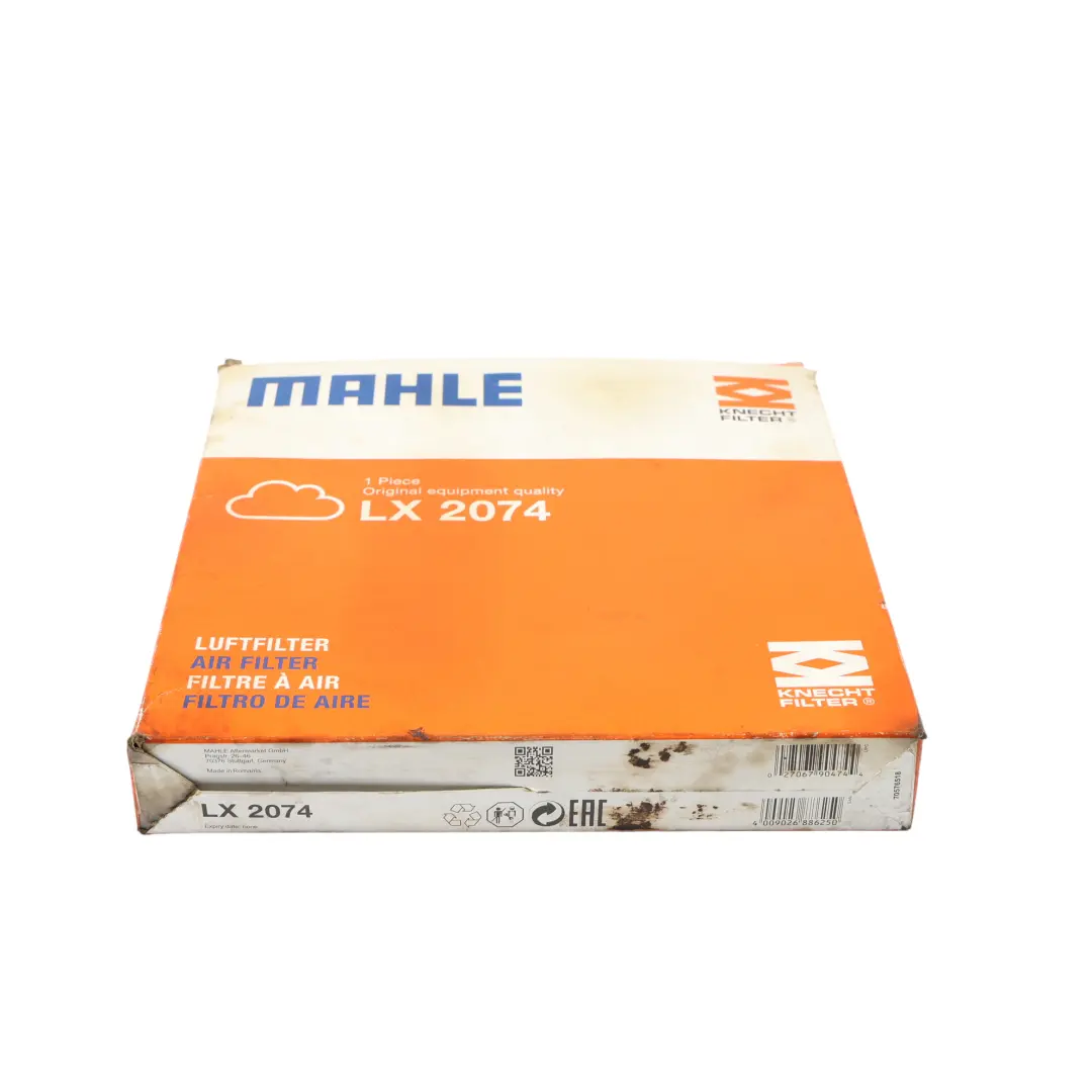  Knecht Mahle Filtre À Air BMW F10 M5 F30 M3 F32 M4 Insert Filtre À Air LX 2074 - SKU MAHLE-LX-2074 - Numéro de pièce MAHLE-LX-2074