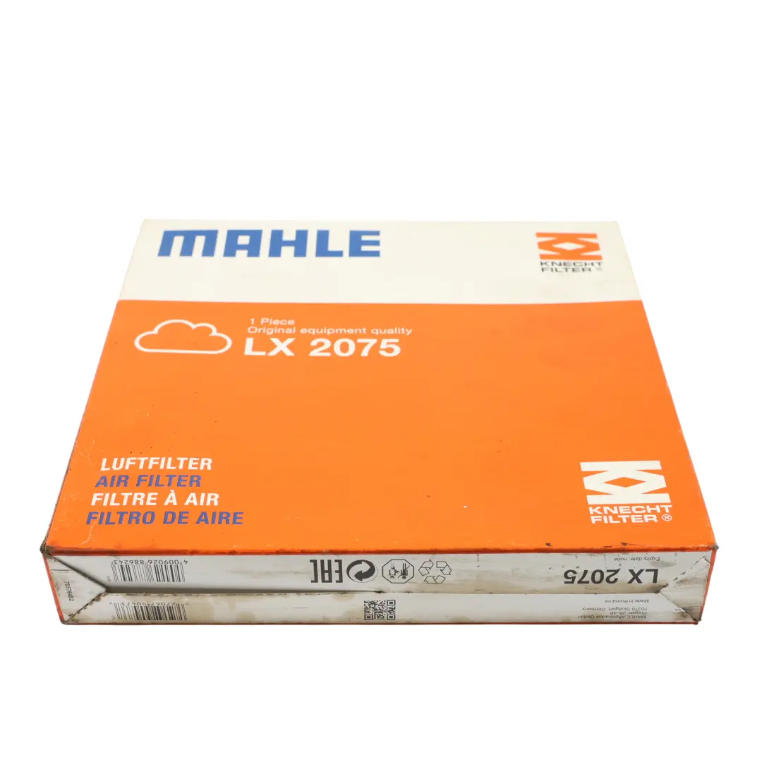  Knecht Mahle Air Filter BMW F10 M5 F30 M3 F32 M4 Air Filter Insert LX 2075 - SKU MAHLE-LX-2075 - Part number MAHLE-LX-2075