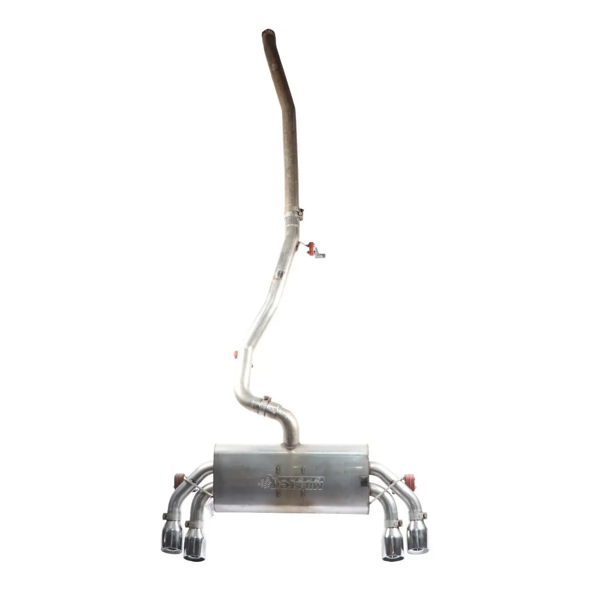 Audi S3 8V Milltek Rear Exhaust System Sport Muffler Back Box Double Pipe 2.0