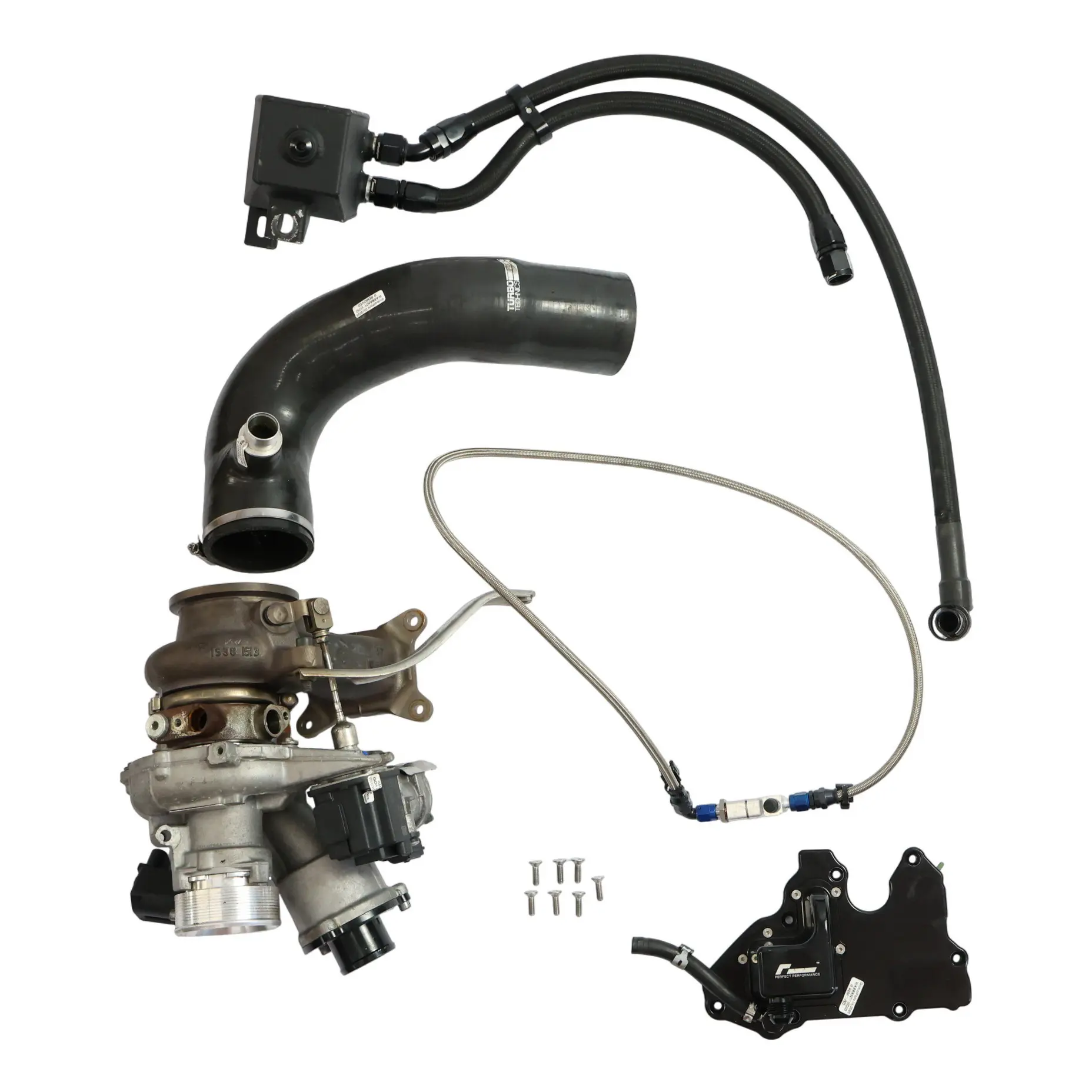 Audi S3 8V Turbocharger Air Intake Pipes Turbo Technics Tuning Set 2.0 TFSI CJXC
