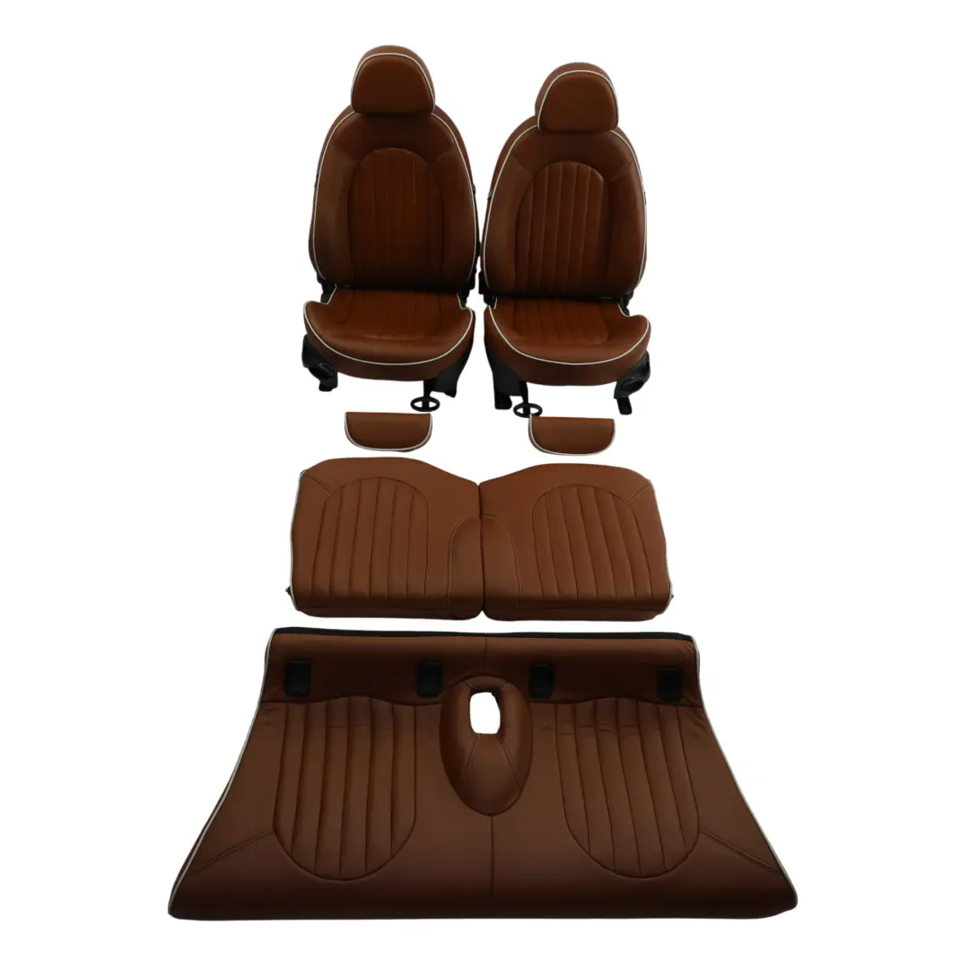 Mini Sport Chauffé Marron Malt Cuir Anglais Sièges Avant Arrière Trottoir - SKU R52-Sport-Leather-Seats - Numéro de pièce R52