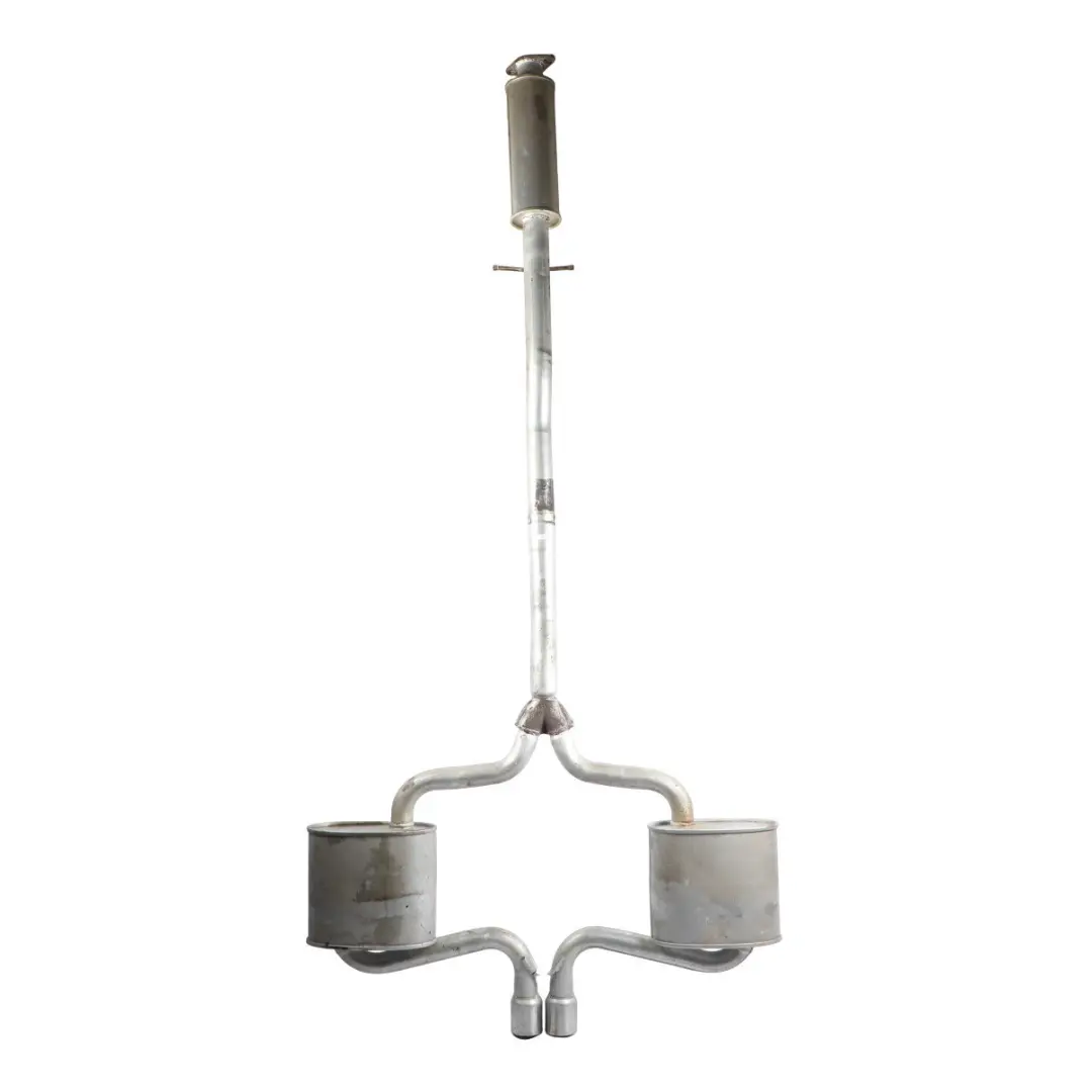 Exhaust System Cooper S W11 Muffler Double Pipe to Mini R53 Rear with Part number R53-EXHAUST-2 Mini R53 Rear Exhaust System Cooper S W11 Muffler Double Pipe - SKU R53-EXHAUST-2 - Part number R53-EXHAUST-2