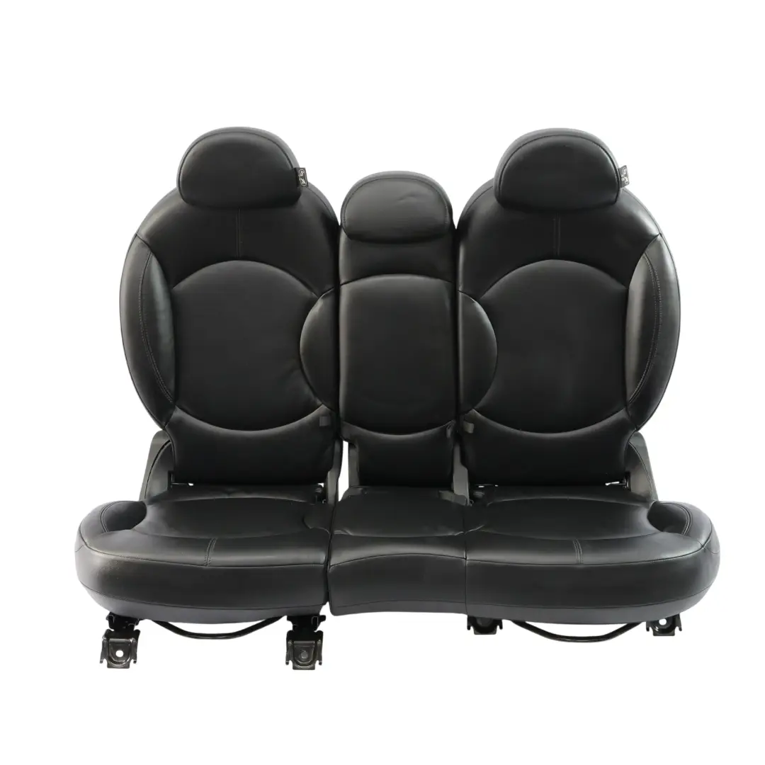 Mini Cooper R60 Countryman Sport Heated Black Leather Interior Seats Front Rear - SKU R60 Sport Black Leather Seats (T6E1) - Part number 9806611