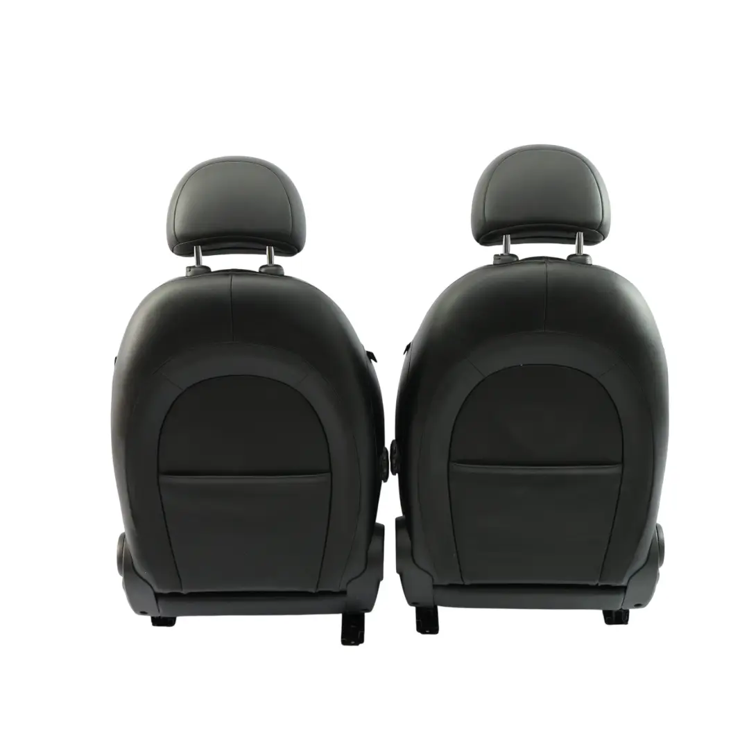 Mini Cooper R60 Countryman Sport Heated Black Leather Interior Seats Front Rear - SKU R60 Sport Black Leather Seats (T6E1) - Part number 9806611