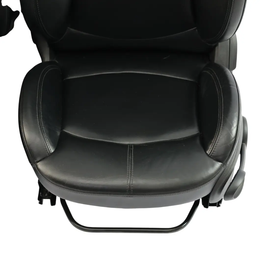 Mini Cooper R60 Countryman Sport Heated Black Leather Interior Seats Front Rear - SKU R60 Sport Black Leather Seats (T6E1) - Part number 9806611