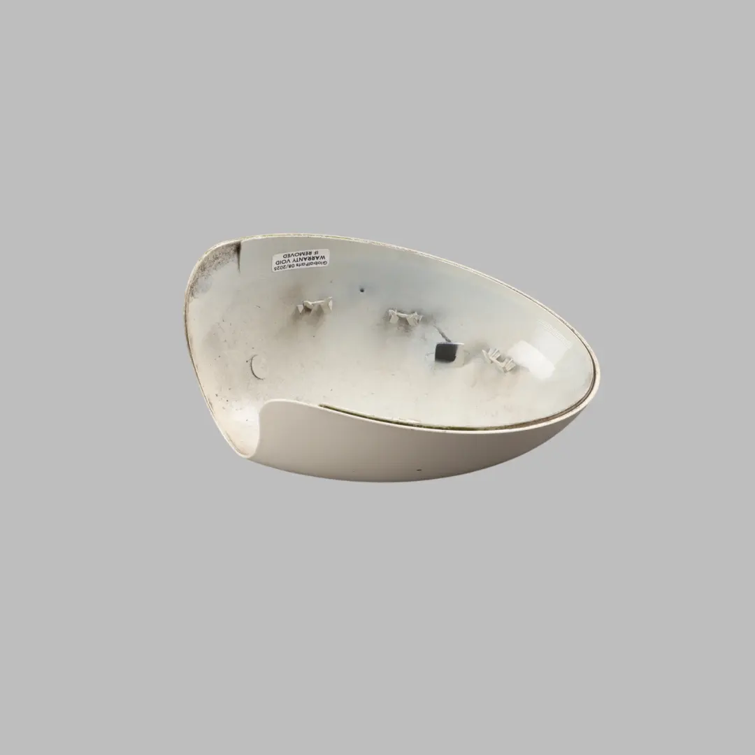 Wing Mirror Cover Cap Casing Right O/S Pepper White - 850 to Mini Cooper R50 R53 with Part number 0029989 Mini Cooper R50 R53 Wing Mirror Cover Cap Casing Right O/S Pepper White - 850 - SKU RHD-0029989-PW1 - Part number 0029989