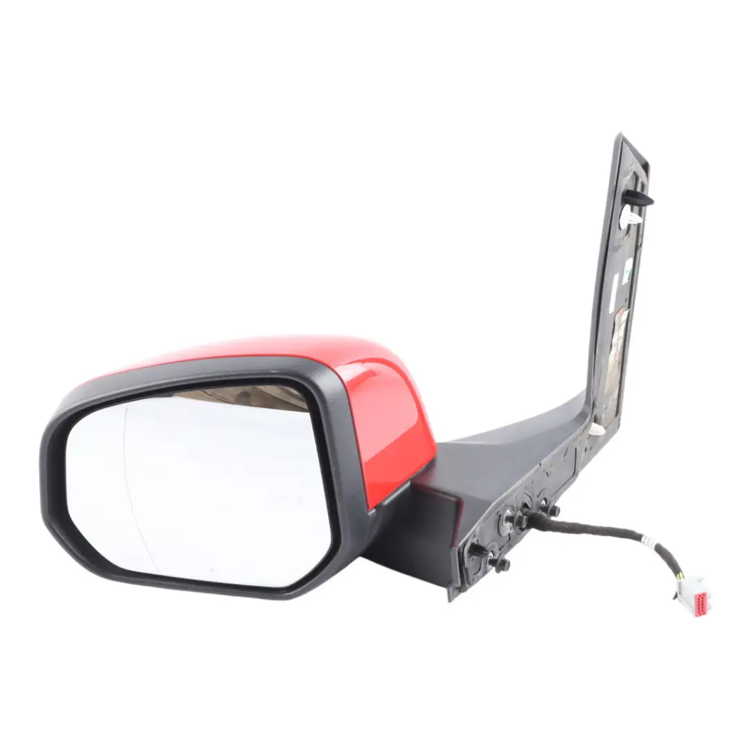 Mk2 Wing Mirror Cover Casing Left N/S Racing Red - ZJ to Ford Transit Connect with Part number 2289900 Ford Transit Connect Mk2 Wing Mirror Cover Casing Left N/S Racing Red - ZJ - SKU RHD-2289900-RAR - Part number 2289900