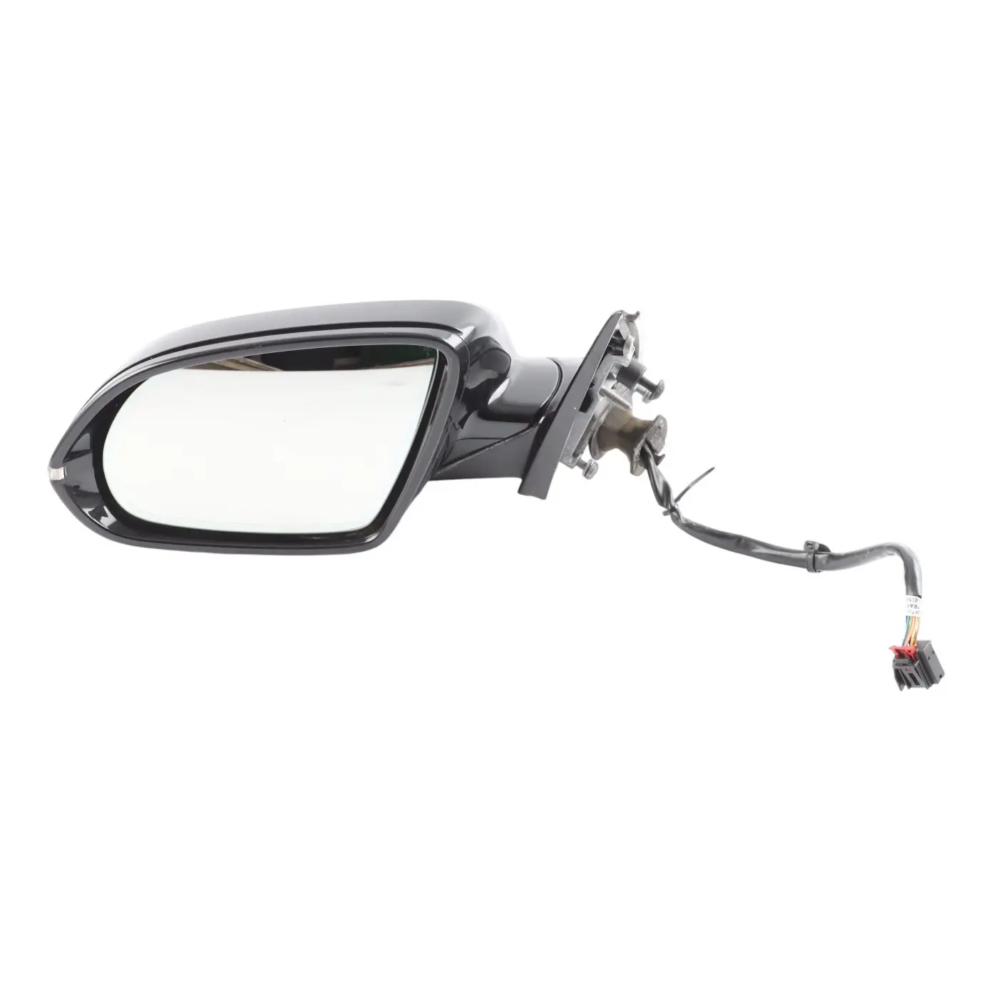 Audi A8L 4H Front Electric Wing Mirror Left N/S Phantom Black Z9Y 4H2857409H