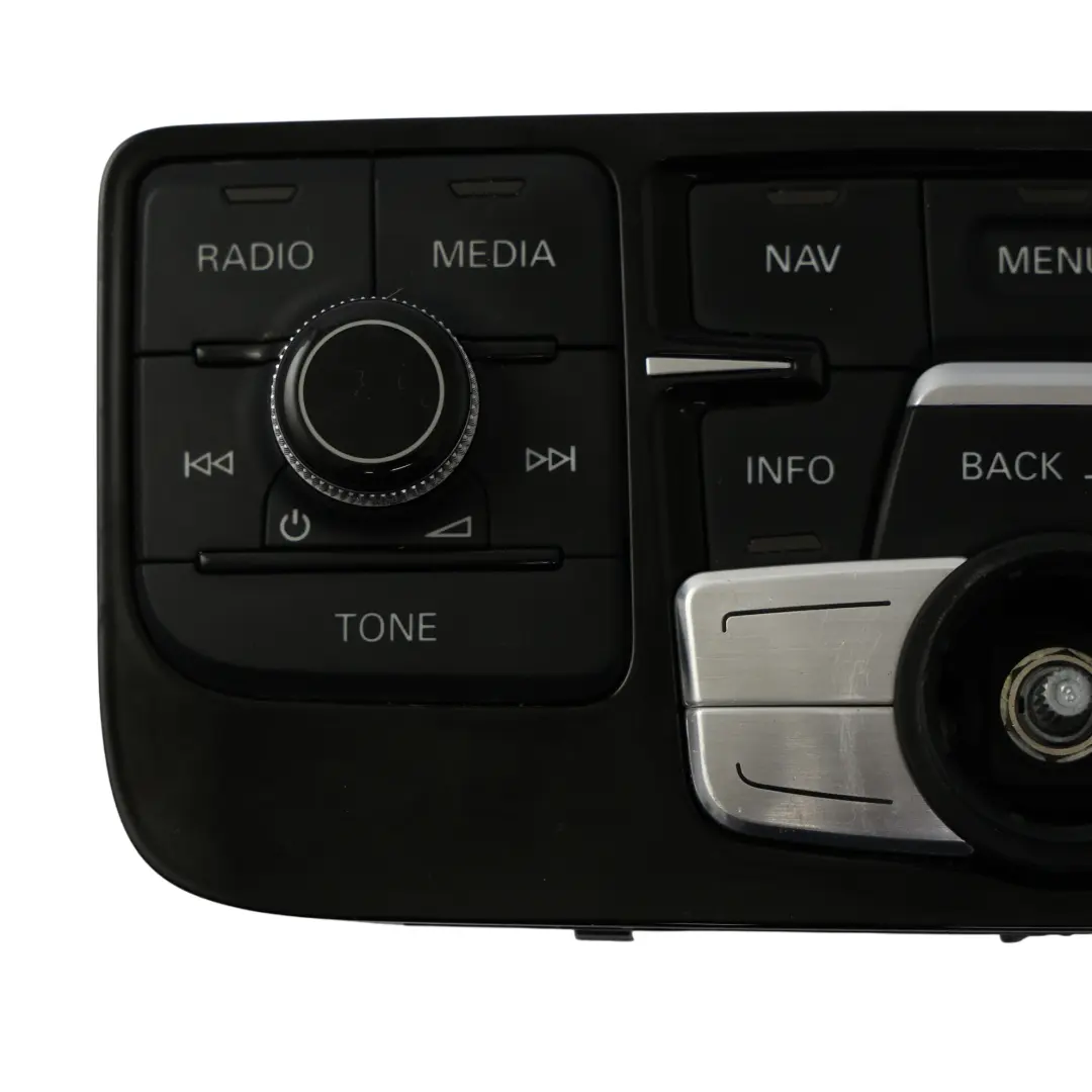 Audi A8 D4 Sat Navi Multimedia Head Unit Radio Control Switch Panel - SKU RHD-4H2919600C-1 - Part number 4H2919600C