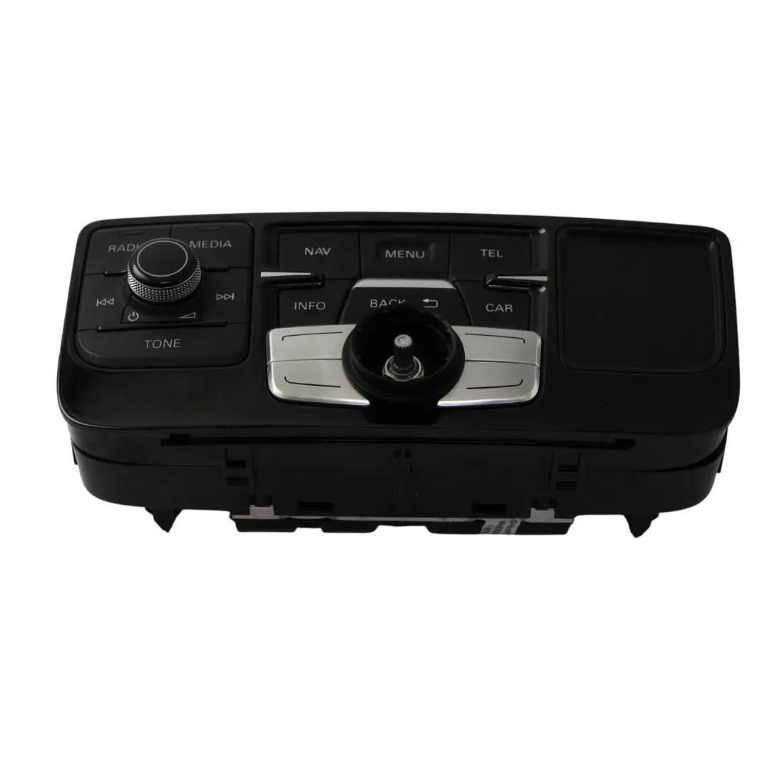 Audi A8 D4 Sat Navi Multimedia Head Unit Radio Control Switch Panel - SKU RHD-4H2919600C-1 - Part number 4H2919600C